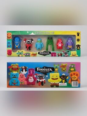 Fuggler Funny Ugly Monster 6-Pack Collectible Figure Set – Brand New Sealed